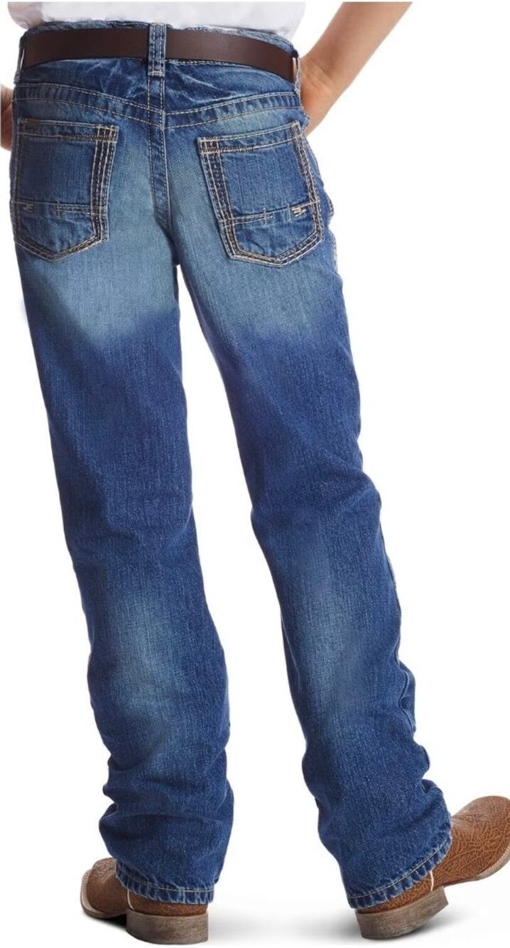 Ariat Boys' B4 Relaxed Fit Boundary Dakota Bootcut Jeans 16